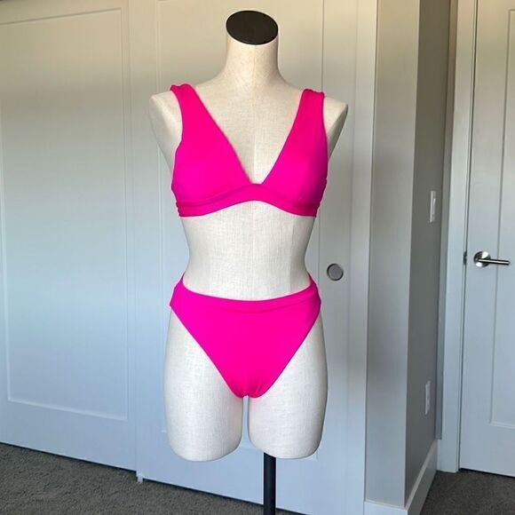 Becca by Rebecca Virtue Bikini Top | Color: Neon Pink | Size: M 993107/076686UT- - Picture 9 of 9